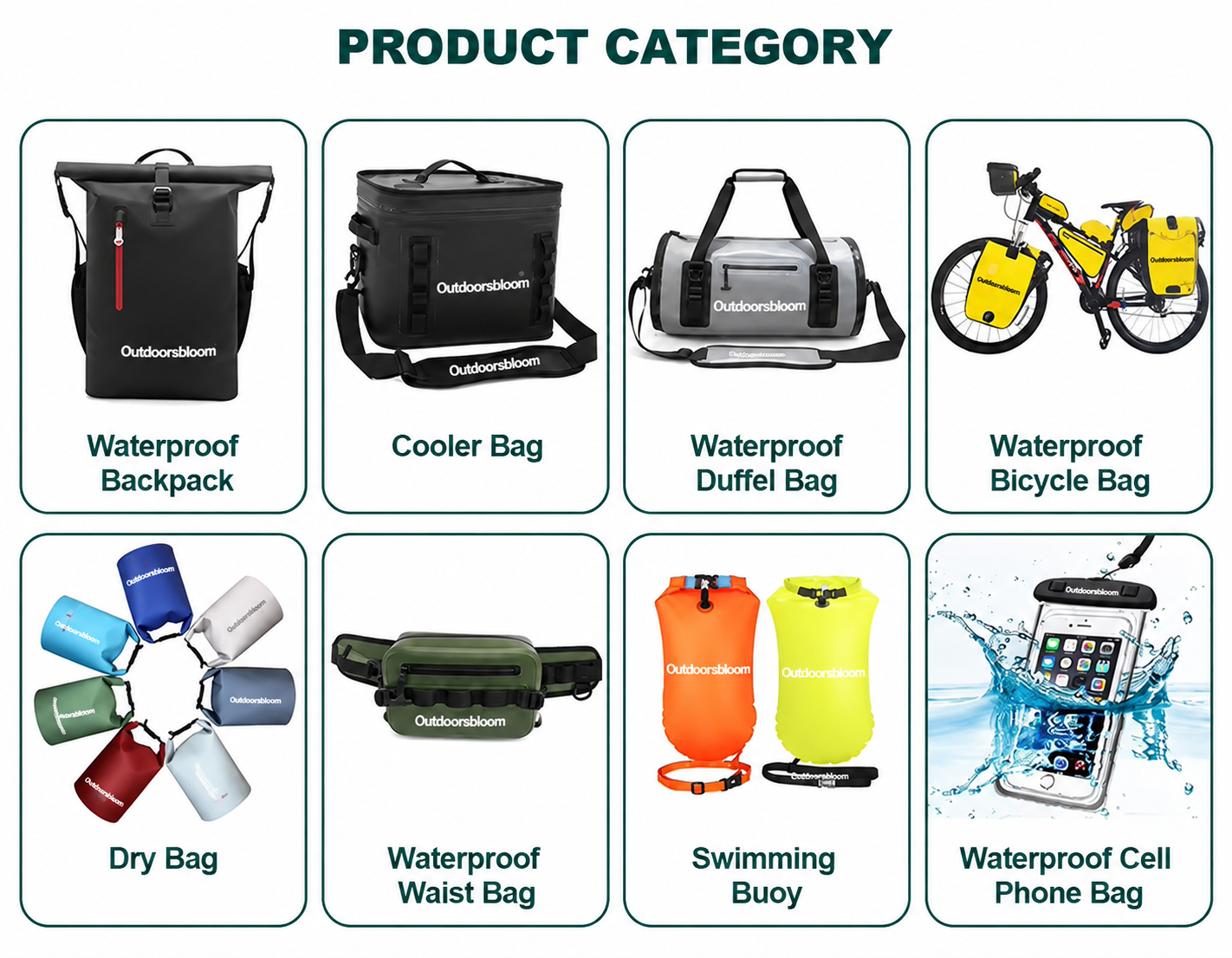 DryCross waterproof bag product categories