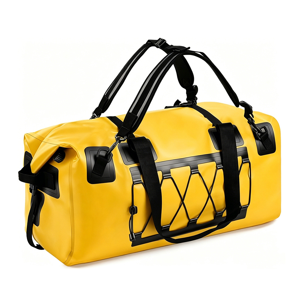 90L Roll-Top Waterproof Motorcycle Tail Bag