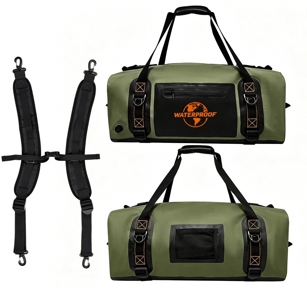 60L / 90L Waterproof Travel Duffel with Backpack Straps — reference view 5