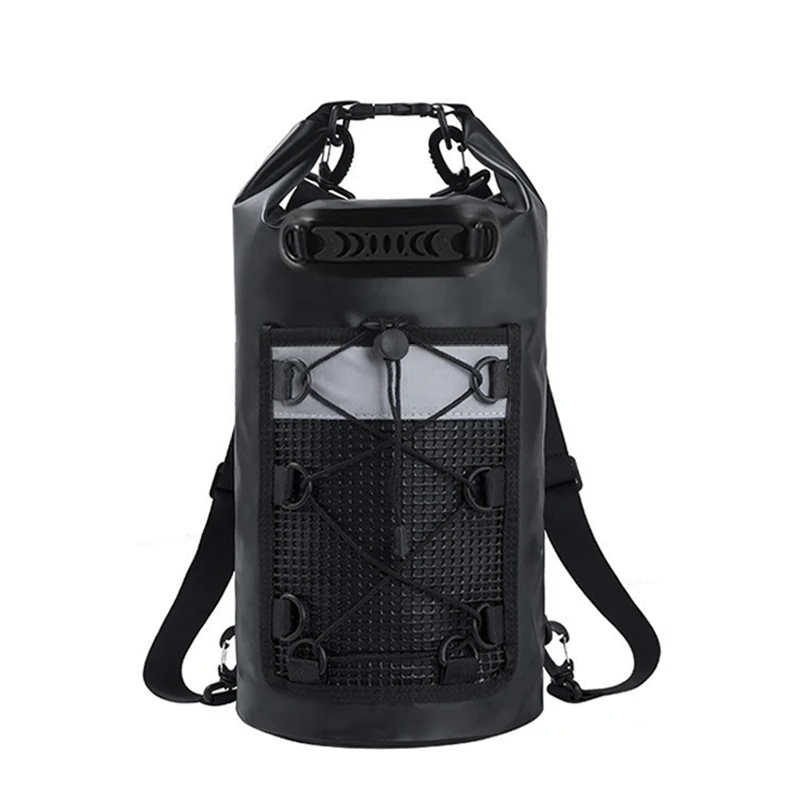 Black roll-top waterproof bag reference for insulated cooler bag product planning