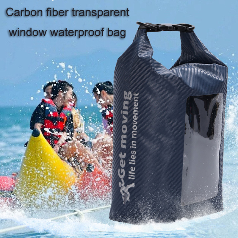 Mini Waterproof Dry Pouch with Phone Window: Outdoor product view