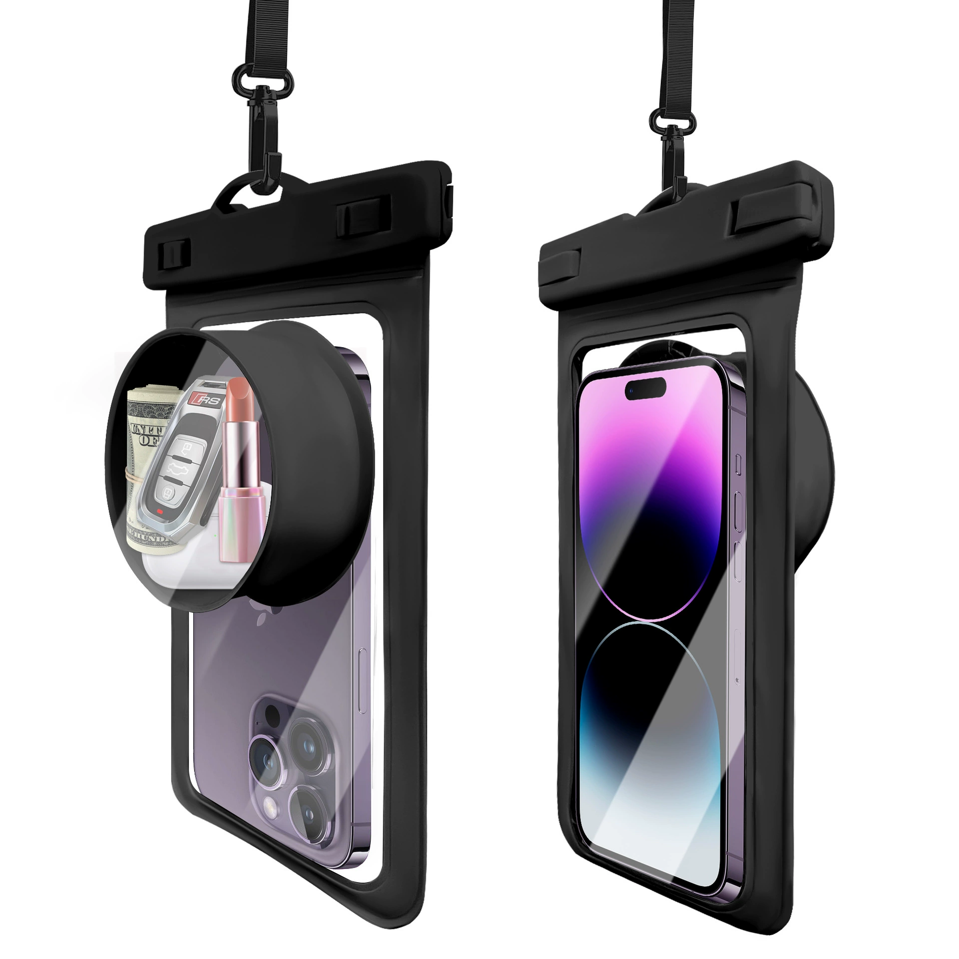 Camera-Dome Waterproof Phone Pouch for Swimming
