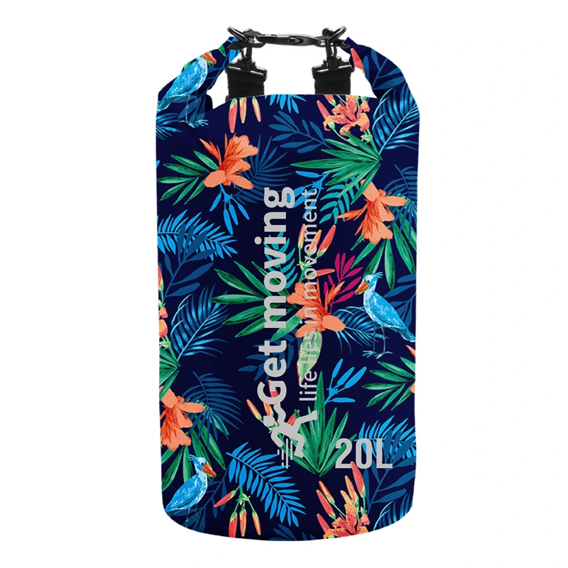 Custom Printed Waterproof Dry Bag for Rafting & Beach